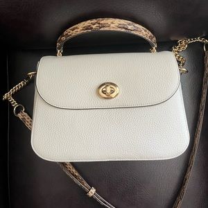 White coach crossbody